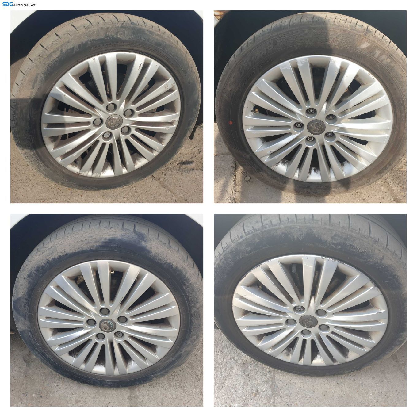 Set 4 Jante Roti Aliaj 5x115 225 50 17 R17 Opel Astra J 1.7 CDTI 2009 - 2016 [K3638]