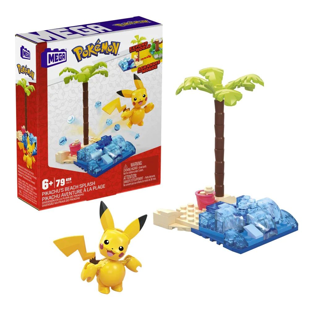 Ново!!!MEGA BLOKS Pokémon Конструктор ПРИКЛЮЧЕНИЕ 79 части