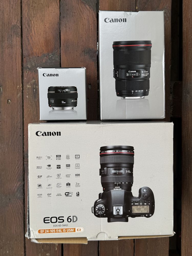 CANON 6D - impecabil la cutie, 50k cadre + 70-200 F4 L