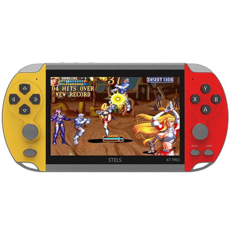 Конзола STELS Game Boy X7 Pro, HDMI, 4.3 инча, 21 000 игри