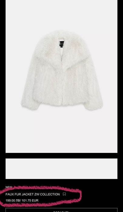 Еко кожено палто Zara M