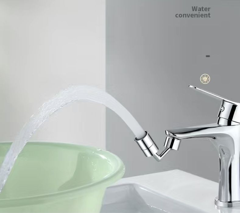 Adaptor/cap universal baterie bucatarie, baie - Inox