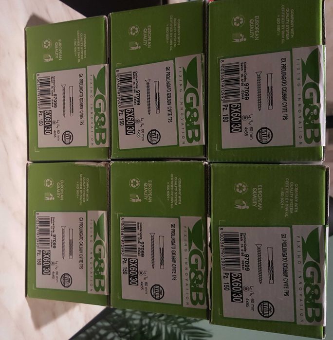 Рамен дюбел с винт 6x60/30