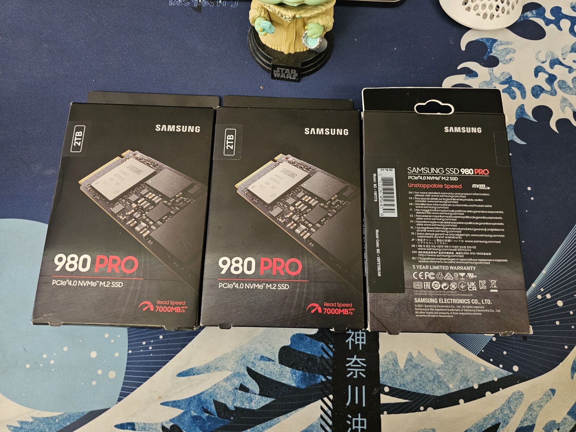 Samsung 980 pro 2tb, новые, оригинал, запечатанные