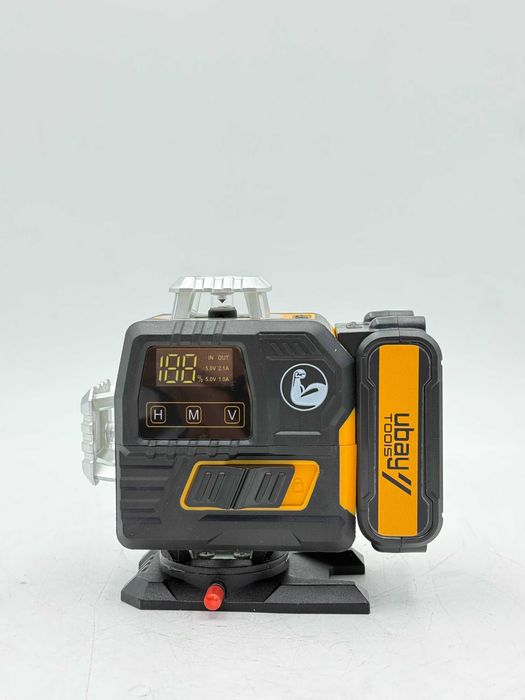 Лазерный уровень 4D UBAY UB-4E2 | Зелёный луч | 100 м | Bluetooth