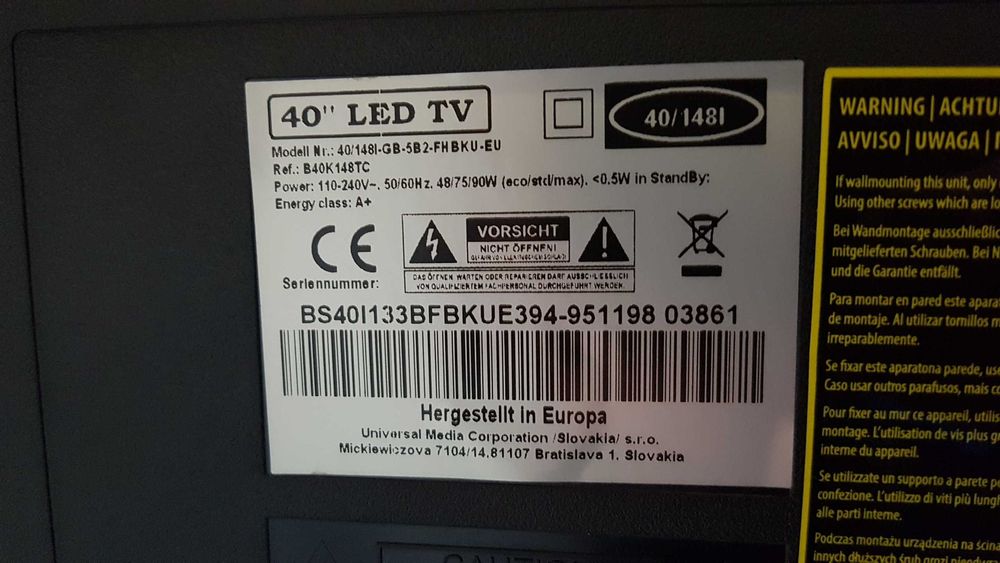 Super TV Blaupunkt Full HD 102 cm