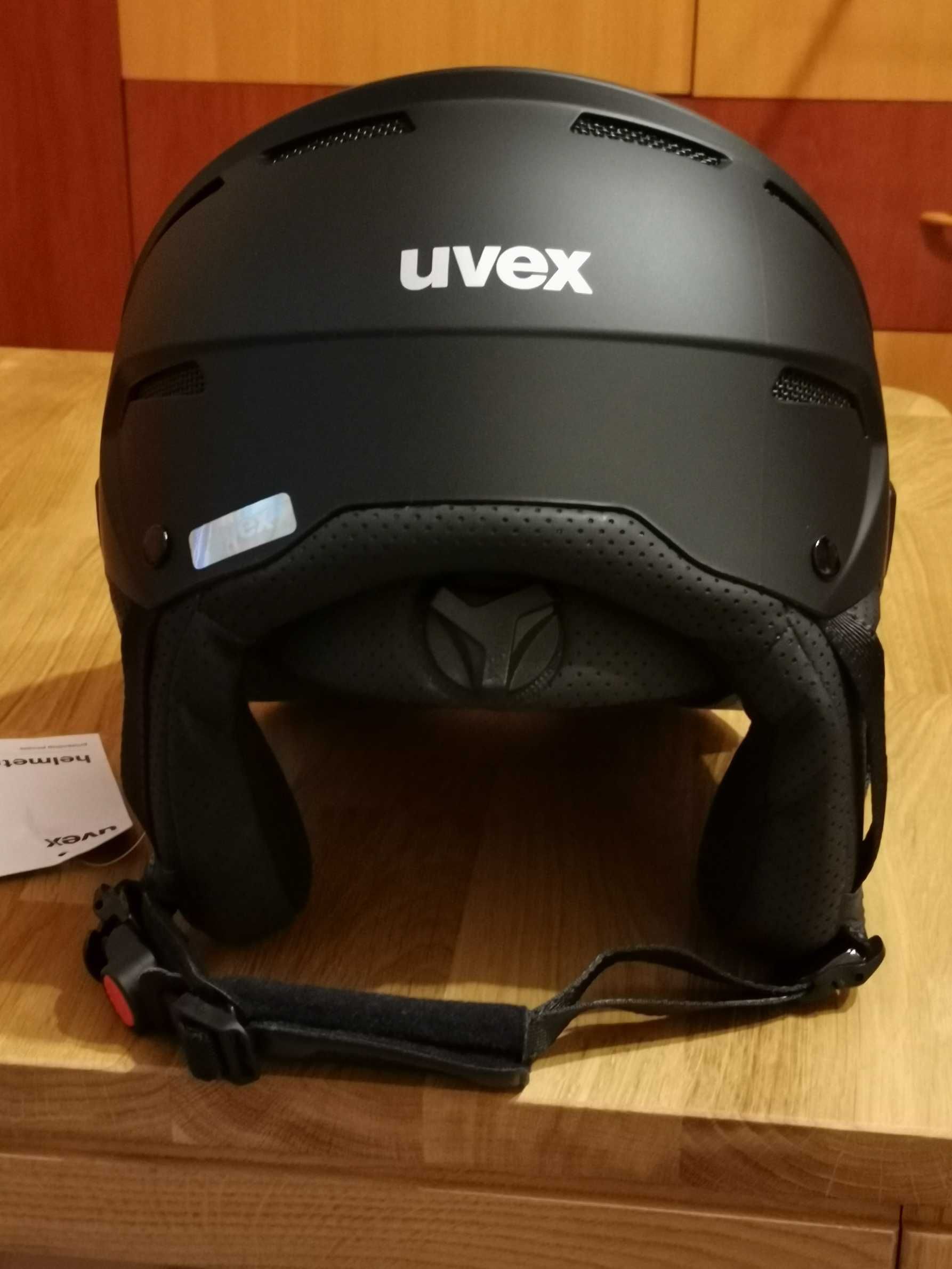 Casca schi Uvex Instinct visor black mat, marime 56-58 cm