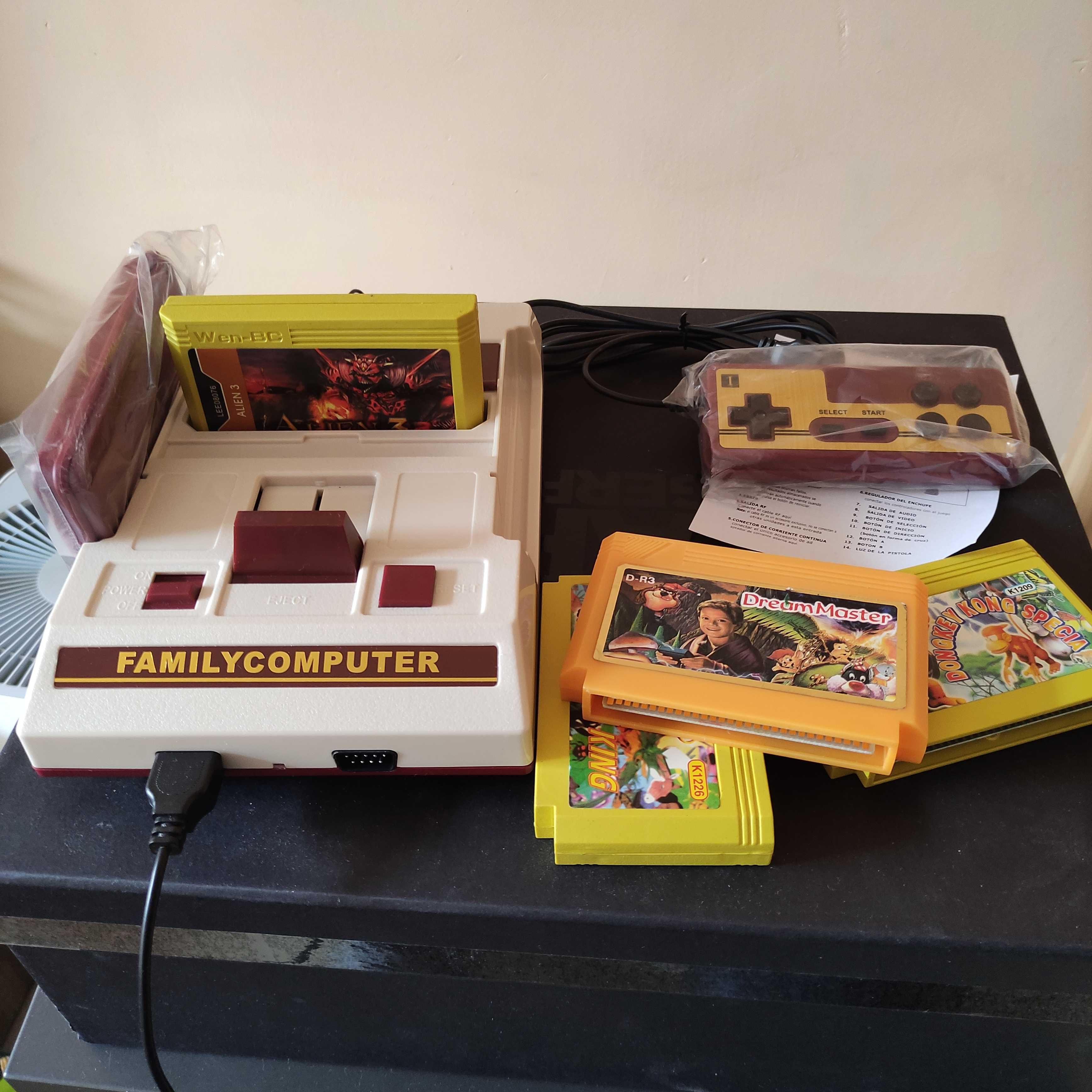 Lehuai Famicom NES конзола с 2000 вградени 8-бит игри