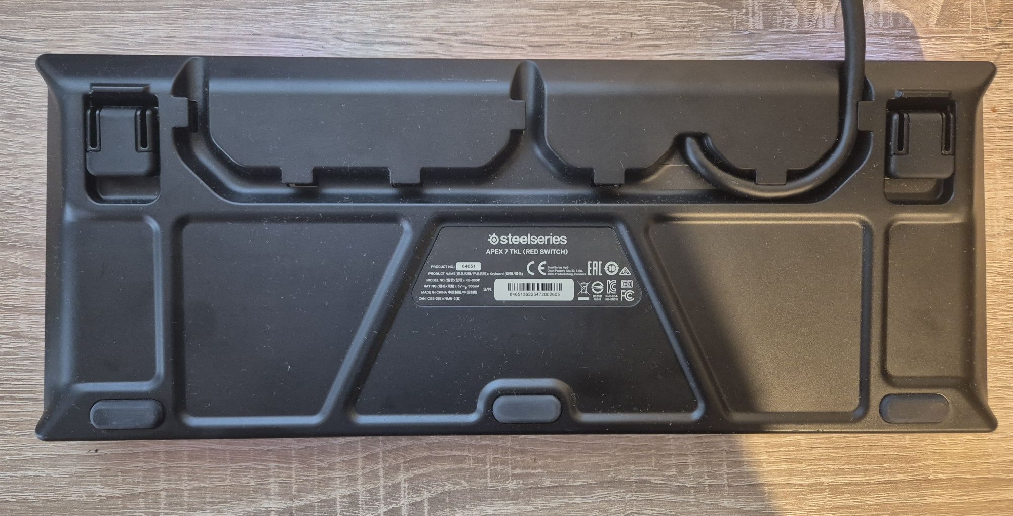 Tastatura mecanica Steel Series Apex 7 TKL, Red Switch