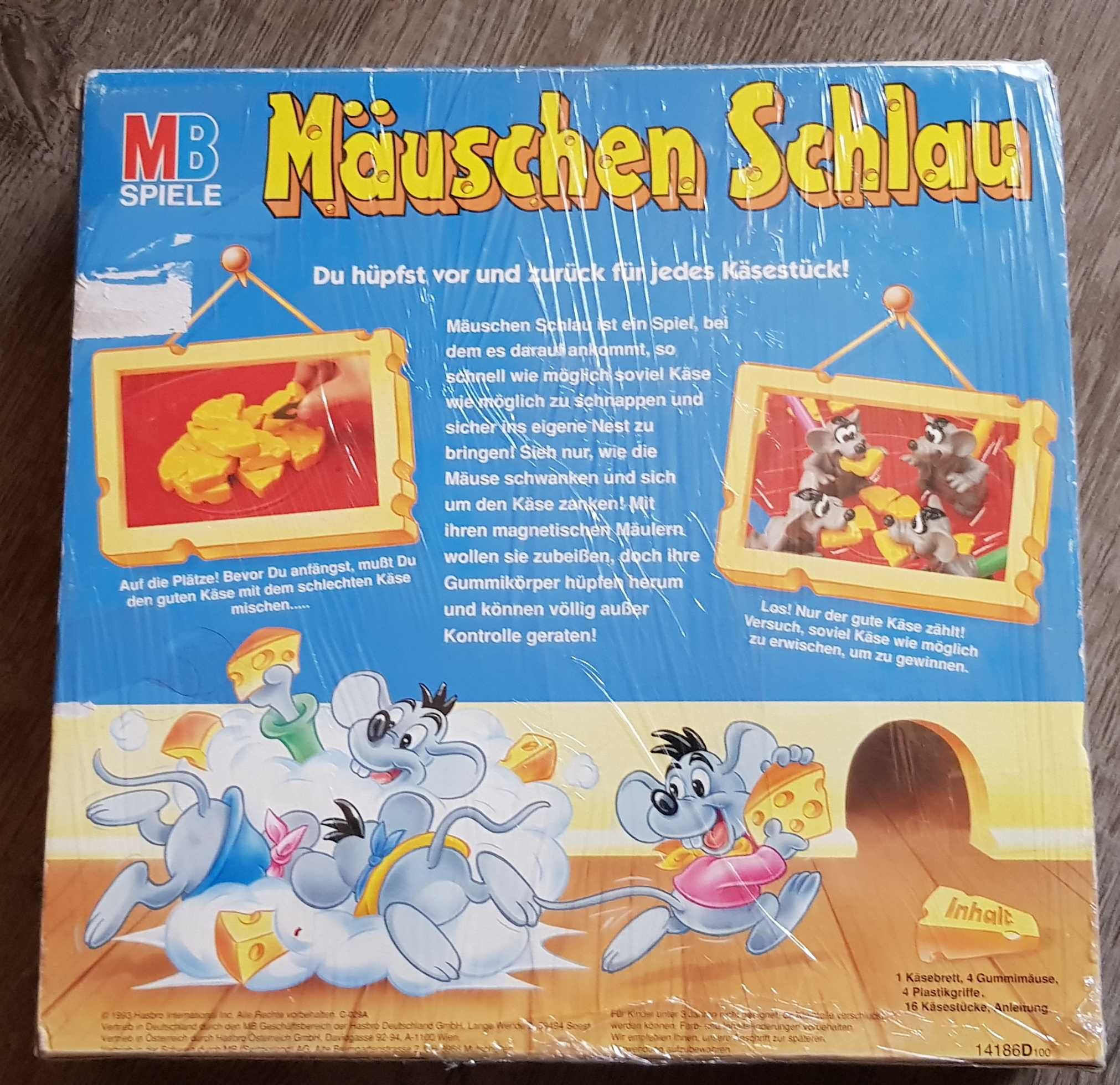Joc "Mauschen Schlau/Easy Cheesy" (versiunea in limba germana)