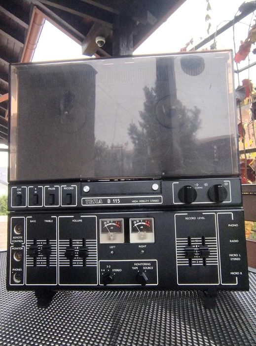 Magnetofon Tesla B115,  s-a facut revizie capitala
