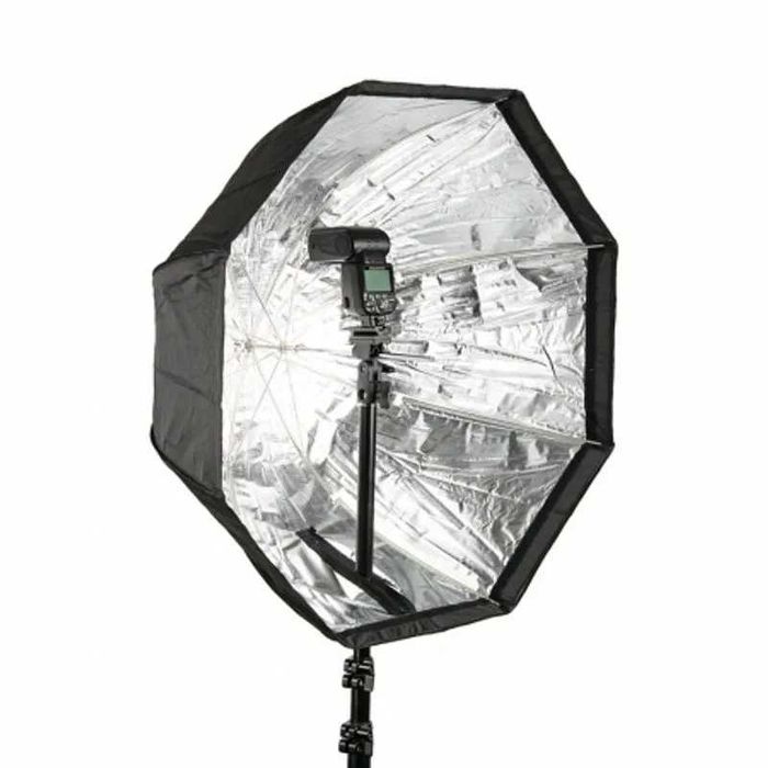 Softbox Fancier 1010 SB - 80 cm (octobox) + stativ + menghina