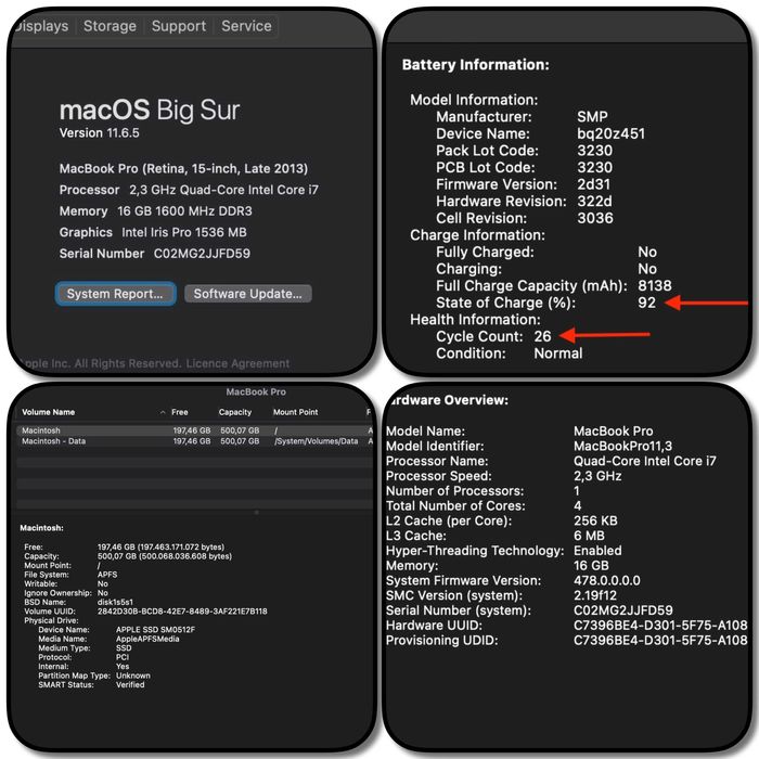 MacBook Pro Retina 15" Late 2013 Impecabil, Ready to Use, Baterie Nouă