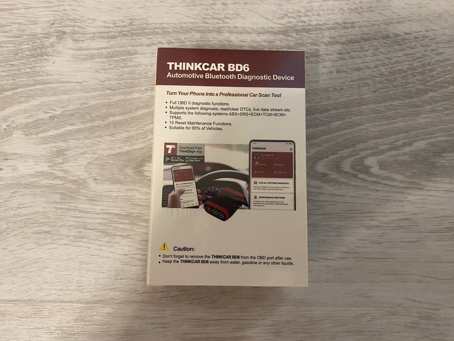 Tester auto Thinkcar BD6 - Bluetooth, OBD2, Compatibil Android/iOS