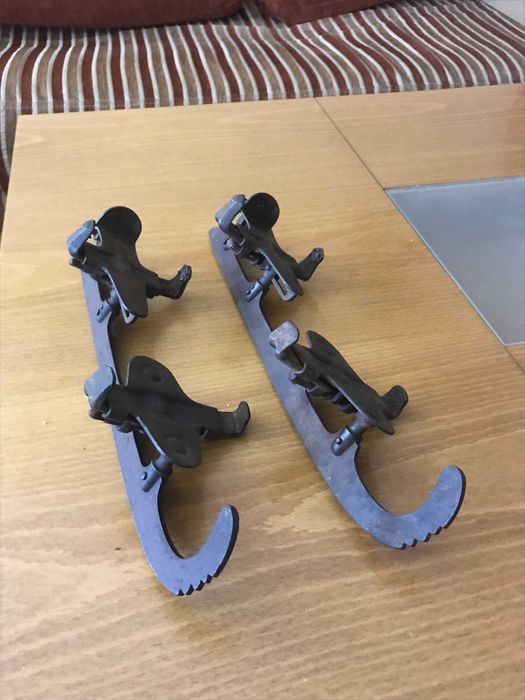 Антични ретро стоманени кънки за лед POLAR-KAMERAD