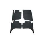 Set covorase auto din cauciuc pentru Mitsubishi L200 2019-, presuri RapidAuto, Negru