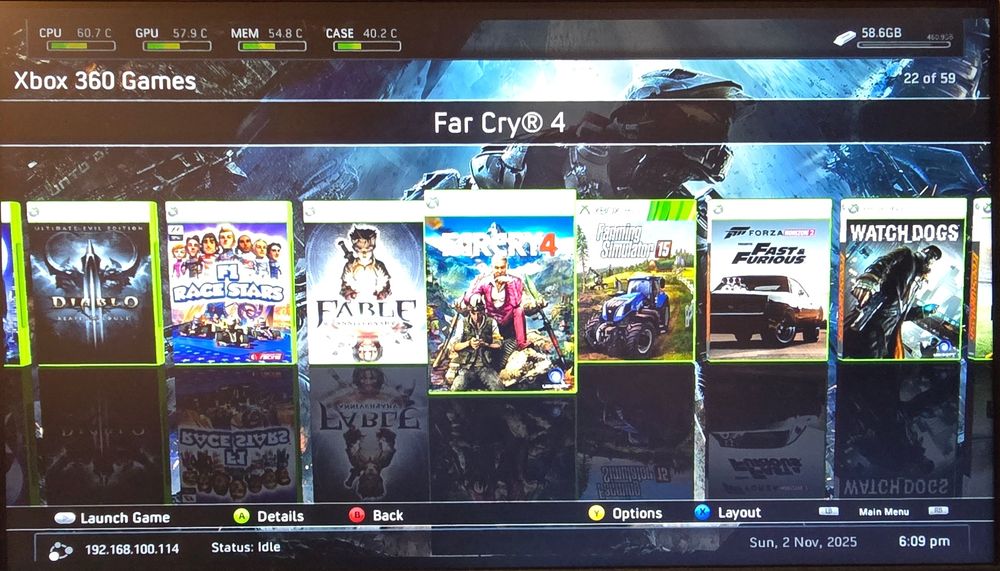 Xbox 360E modata cu hdd 500gb si peste 60 de jocuri