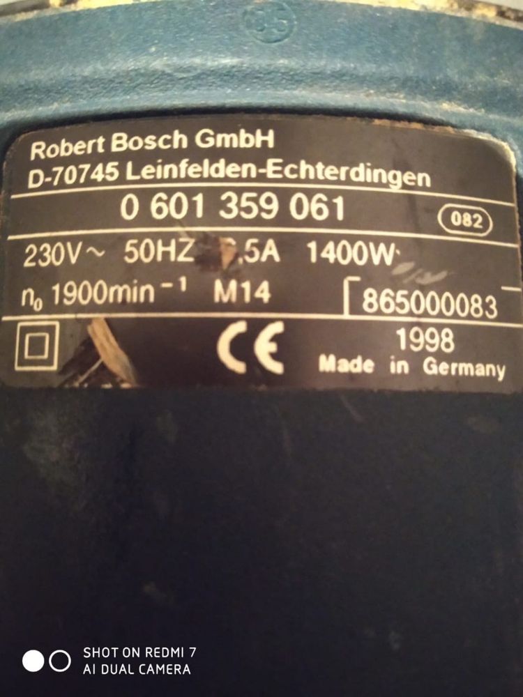 Шлифовальная машинка Bosch