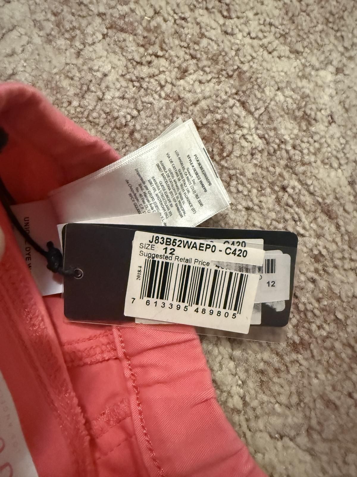 Детски  Оригинални Дънки-12г-Guess Нови
