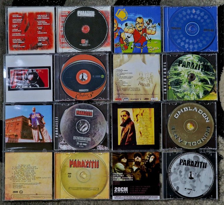 Cd-uri Trupa Parazitii 30 lei Cd