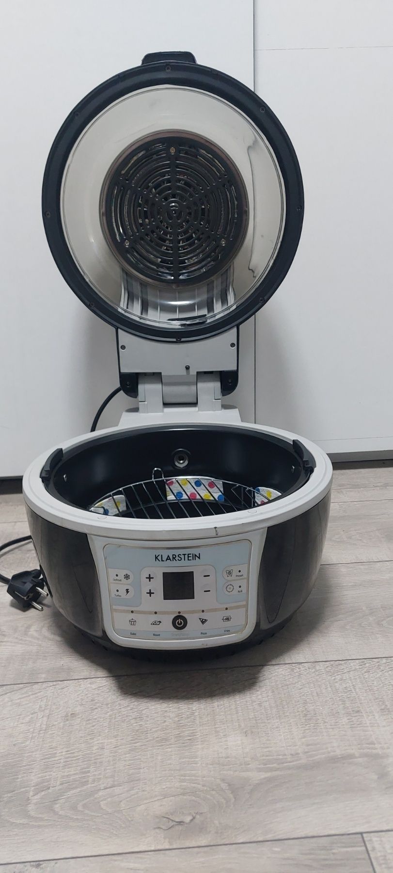 Фритюрник Klarstein Vitair Turbo, 1400 W, 9 л, с горещ въздух, грил.