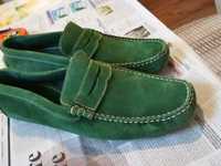 Mărimea 43, Verde, pantofi piele Gant, impecabili, purtati de două ori