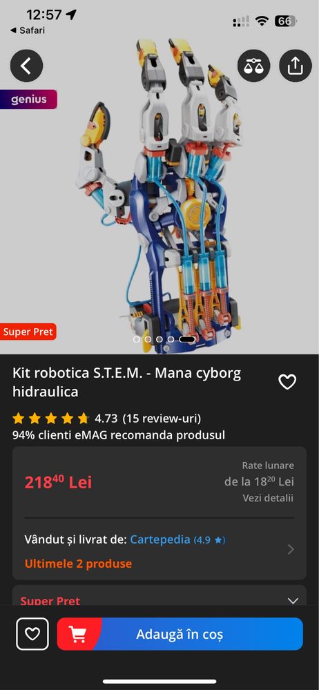 Mana Cyborg hidraulica