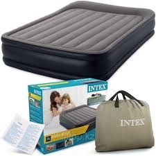 INTEX Надувной кровать Двухспальная (203×152×42). БЕСПЛАТНО Доставка.