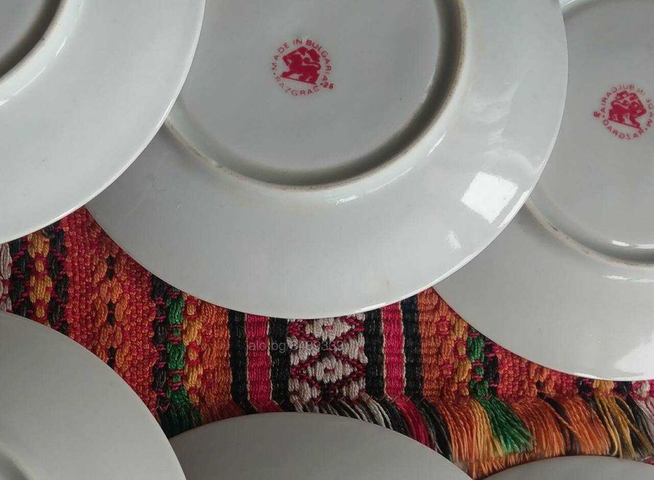 Чиния 6 бр., Разград, диам. 14,5 см