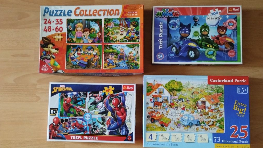 Lot puzzle-uri 4-6 ani