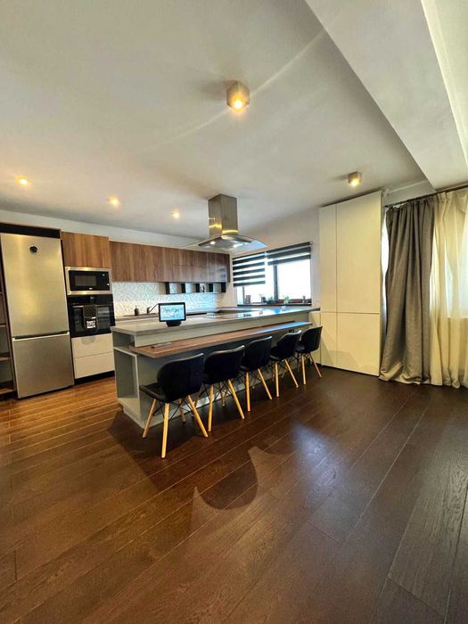 Apartament premium, 3 camere, 106 mp + terasă 17,5 mp, mobilat complet