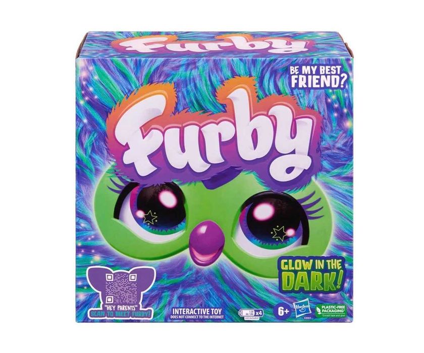 Плюшена интерактивна играчка Furby, свети в тъмното