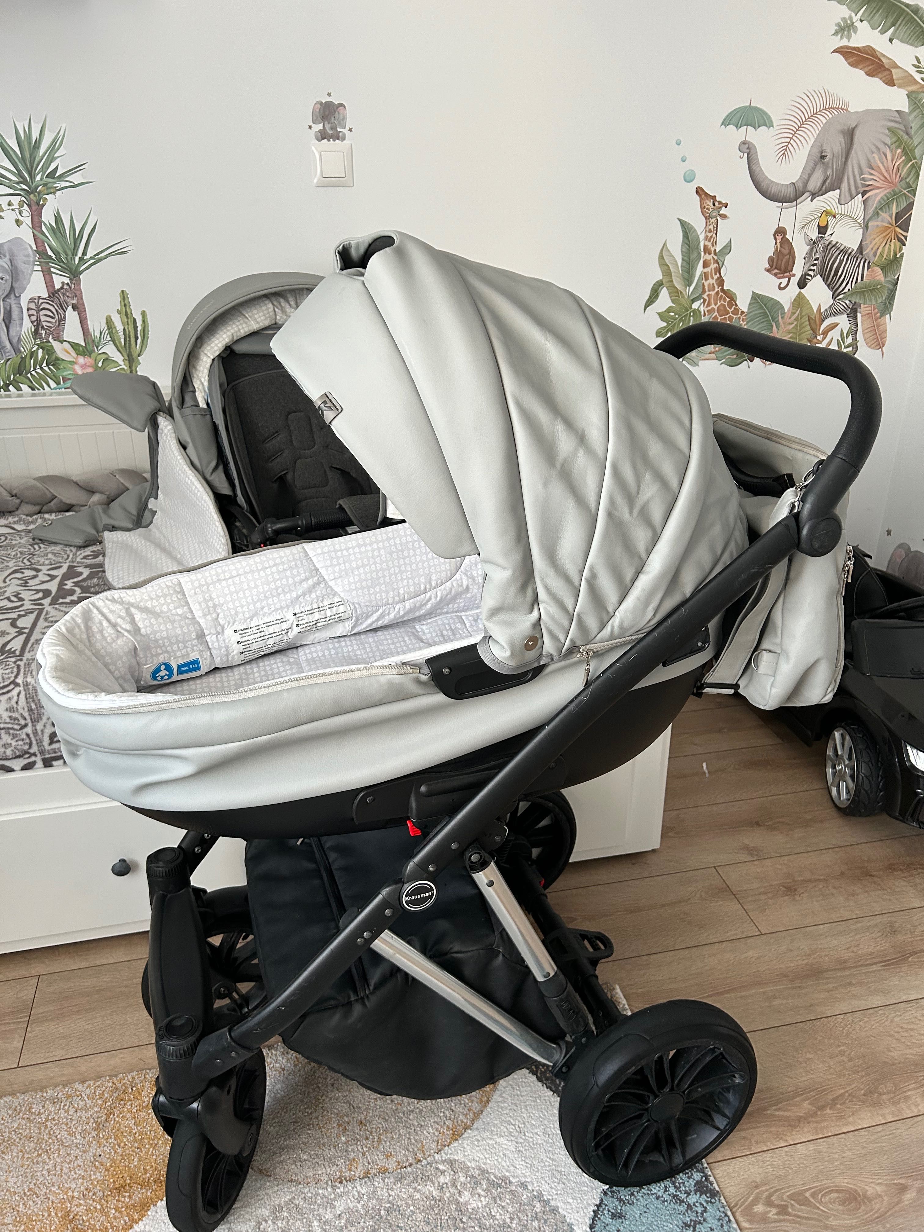 Carucior Krausman 3 in 1 Lexxo Silver Gray