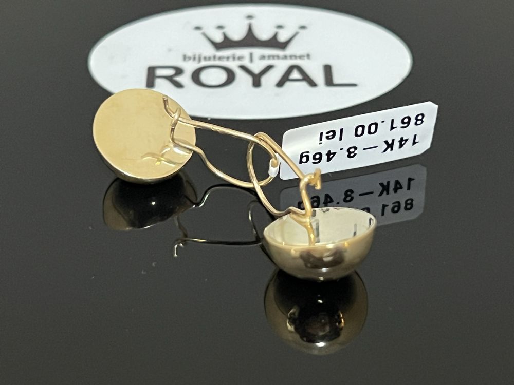 Bijuteria Royal CB : Cercei dama aur 14k 3,46 grame