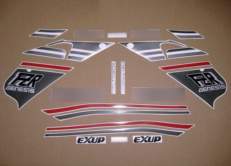 Стикери Yamaha 1000 FZR 1987г-1994г Ямаха фзр лепенки графики exup