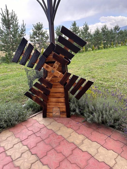 Мельница садовая декоративная