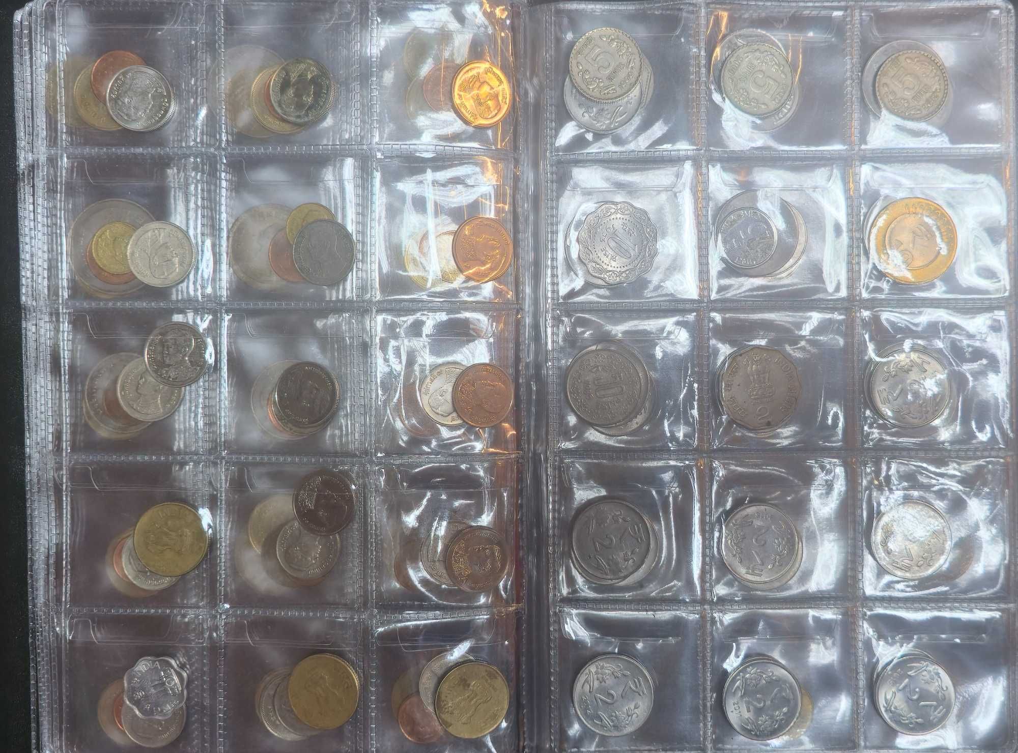 монети 4 държави  150 бр