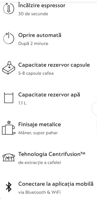 Espressor Vertup Pop+ argintiu