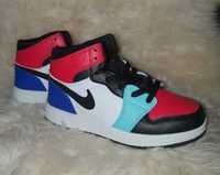 Adidasi gheata fata baiat Nike Air Jordan 1 multicolor masura 35 noi