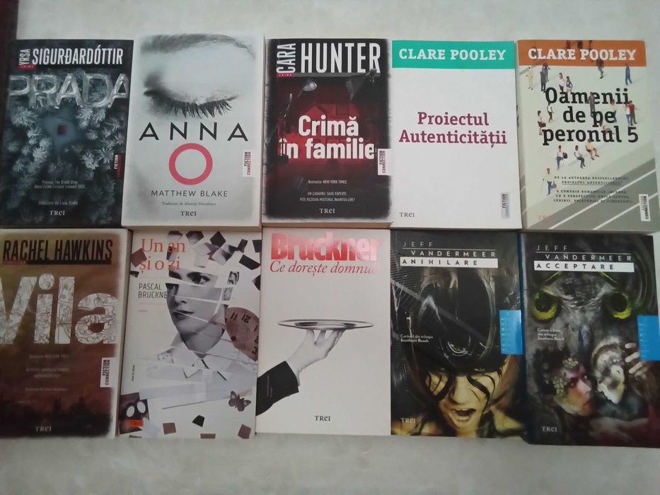 Cărți editura Trei și alte edituri, stare foarte bună, 20 lei/carte