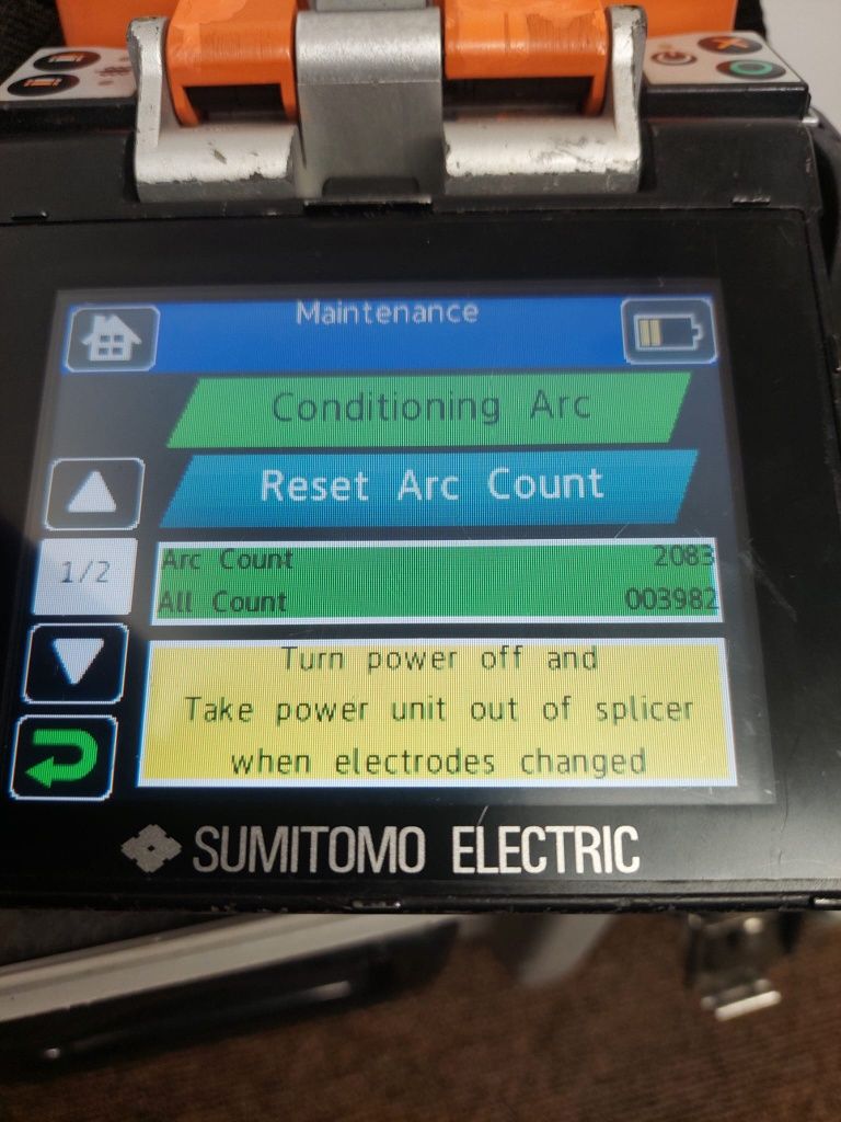 Sumitomo 71c aparat sudura fibra optica
