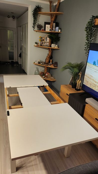 Masa Dining extensibilia Ikea + 6 scaune tapitate