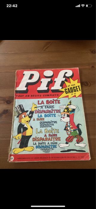 Reviste PIF si Rahan in franceza anii 1960 si 1970