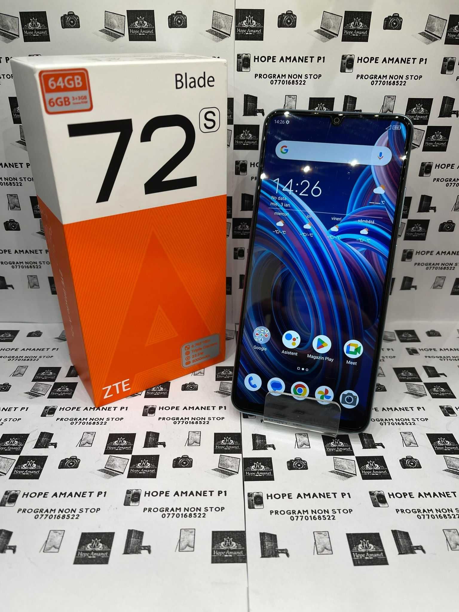 Hope Amanet P1/ZTE Blade a72s / 64 gb / 3 ram