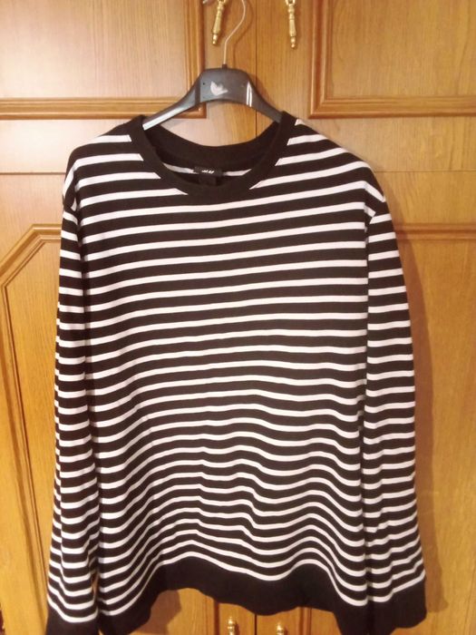 Bluză H&M Alb și Negru