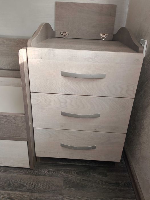 Детско легло -кошара 3в1 с 2 матрака