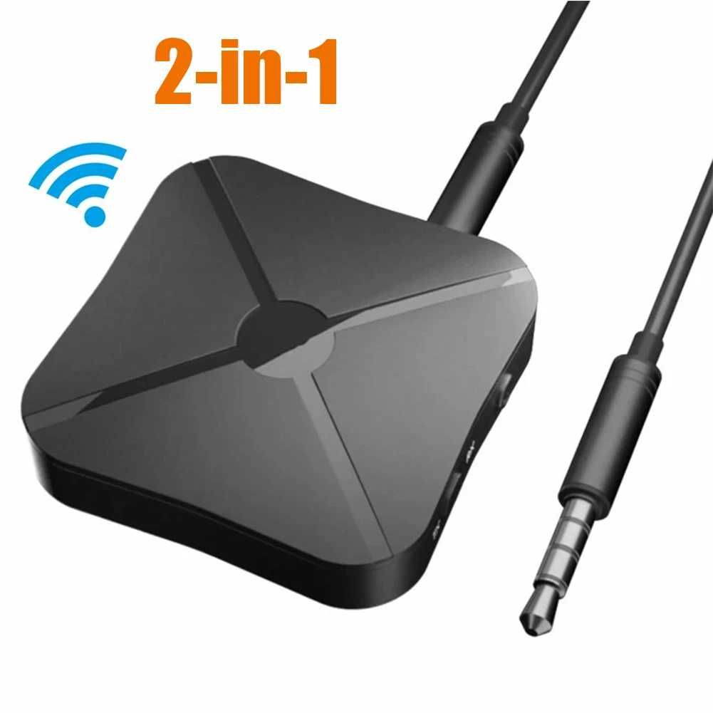 Receiver Bluetooth 2 în 1 Transmițător Wireless Adaptor Audio 3.5mm