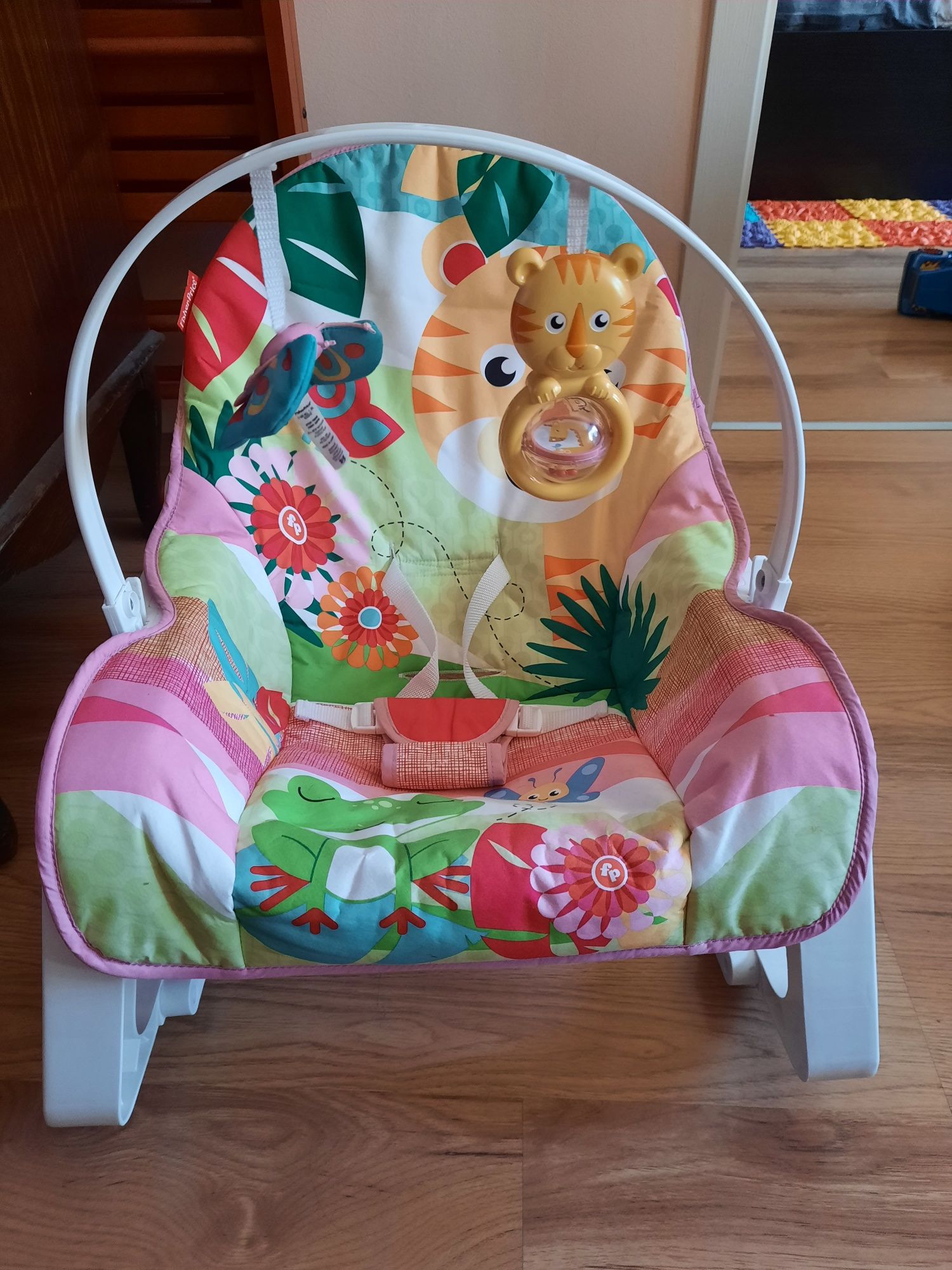 FISHER PRICE Babygear Шезлонг люлка ТИГЪР + подарък батерия