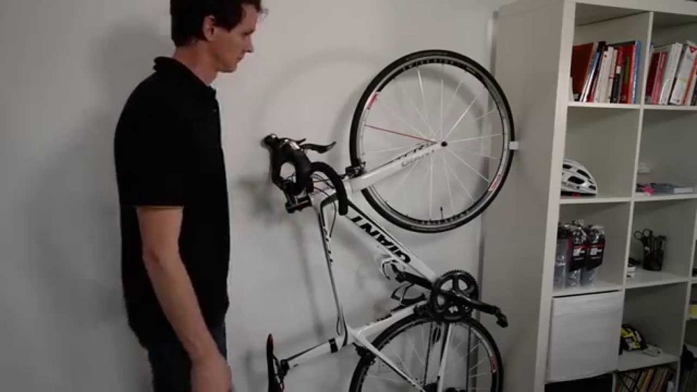 Suport bicicleta perete mobila lemn Clug (original)