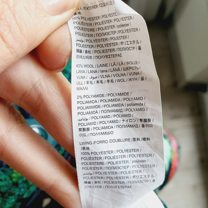 Desigual палто размер 40 от вълнена смес